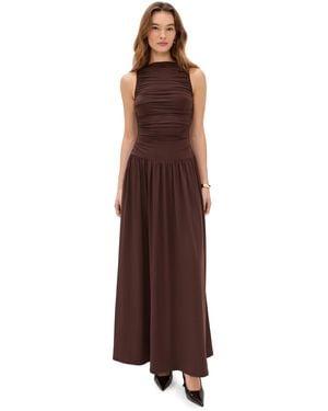Nia Clea Dress - Brown