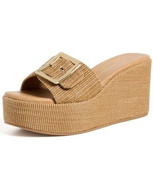 Dolce Vita Jilian Wedge Sandals - White