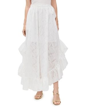 Zimmermann Daylight Ruffle Skirt - White
