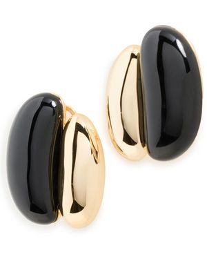 Shashi Una Earrings - Black