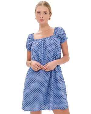Madewell The Chateau Mini Dress - Blue