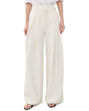 FAVORITE DAUGHTER Pleats For Days Pants - White