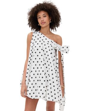 Elexiay Bow Dress - White