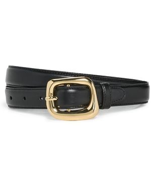 FRAME The Organic Buckle Belt - Black