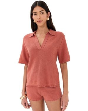 Le Bos Poolside Polo - Red