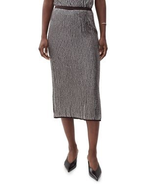 Rag & Bone Lili Sequined Skirt - Black