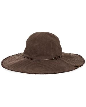 Rag & Bone Lily Canvas Sun Hat - Brown