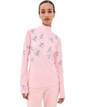 Bogner Fire + Ice Ilvy 3 Quarter Zip - Pink