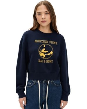 Rag & Bone Montauk Sweatshirt - Blue