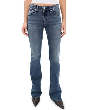 Rag & Bone Kinsley Low Rise Bootcut Jeans - Blue