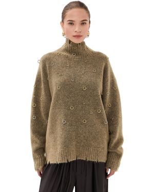 frenken Precious Oversized Turtle Sweater - Natural