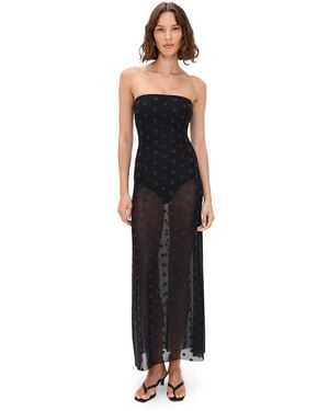 Bec & Bridge Karla Strapless Maxi Dress - Black