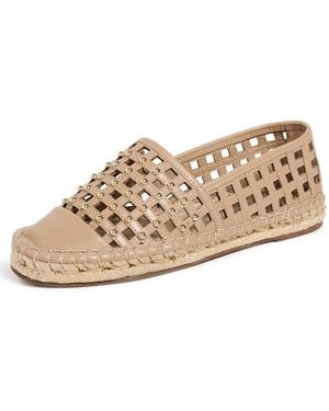 Cinq À Sept Rochel Cage Studded Espadrille Flats - White