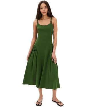Pixie Market Bead Strap Dress - Green