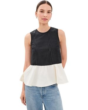 Simon Miller Iris Moire Top - Black