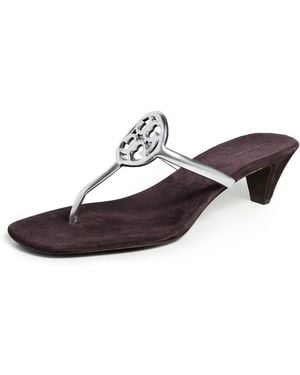 Tory Burch Miller Capri Kitten Heels - Black