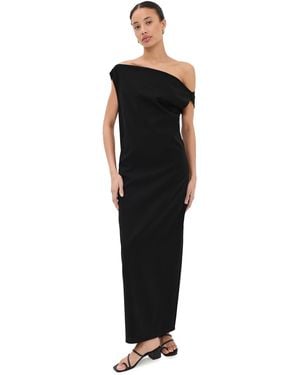 Co. Draped Dress - Black