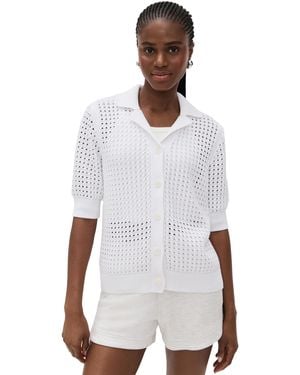 Varley Ellie Knit Shirt - White