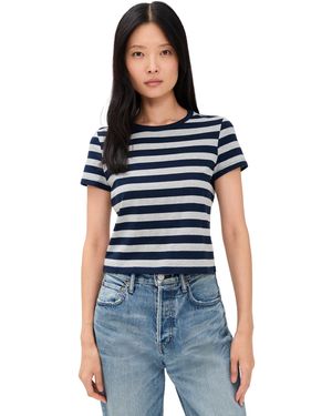 Denimist Striped Baby Tee - Black