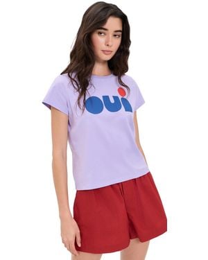 Clare V. Out Oui Classic Tee - Red