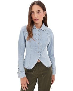 Lioness Form Denim Jacket - Blue