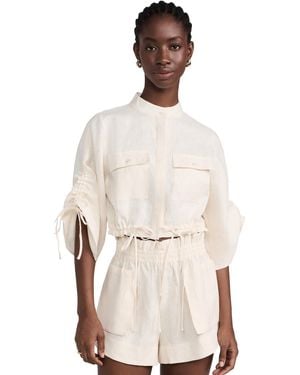 Hevron Eva Top - Natural