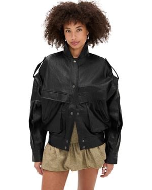 Lioness Nirvana Bomber in Black | Lyst