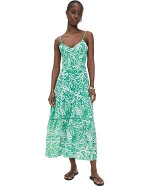 Ro's Garden Brittany Midi Dress - Green