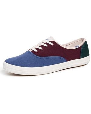 Keds Champion Canvas Colourblock Sneakers - Blue