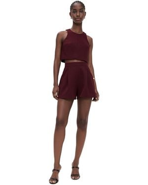 Black Halo Sanibel 2 Piece Romper - Red