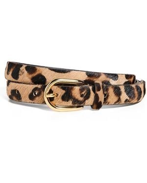 Anderson's Narrow Calf Hair Belt - Multicolour