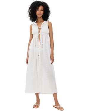 Ulla Johnson Gillian Sleeveless Dress Coverup - White