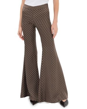Franchise Zaoua Silk Pants - Brown