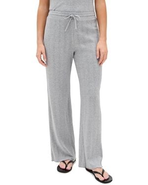 PERFECTWHITETEE Pointelle Sleep Pant - Black