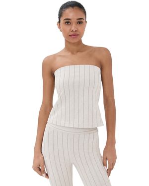 Rosetta Getty Strapless Bandeau - White