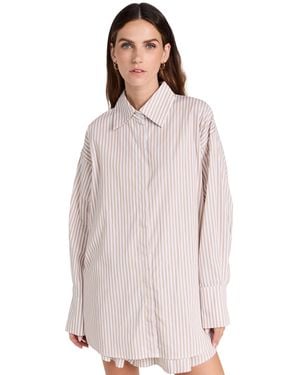 Lioness Boyfriend Shirt - Pink