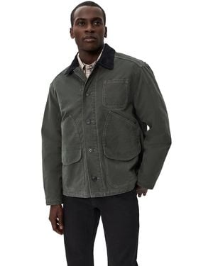 Filson Insulated Canvas Outfitter Barn Jacket - Black