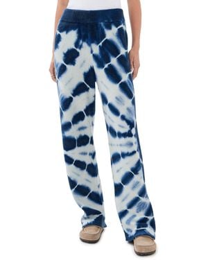 The Elder Statesman Tie Dye Pants - Blue