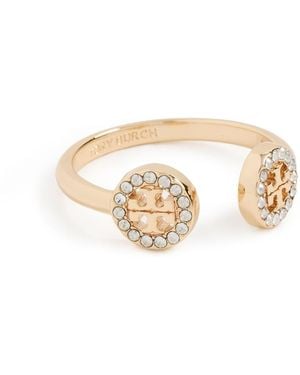 Tory Burch Miller Pave Open Ring - Multicolor