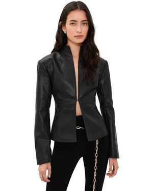Lioness Cosmopolitan Faux Leather Jacket - Black