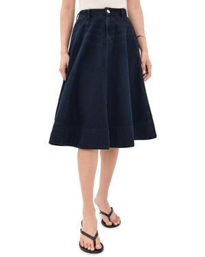 ALIGNE Lana Denim Midi Skirt - Blue