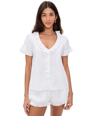 Posse Ezra Blouse - White