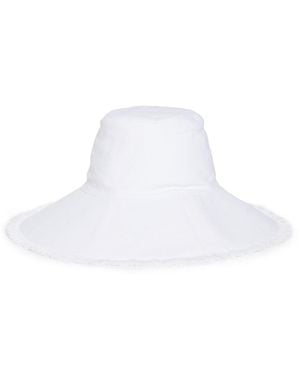 Hat Attack Packable Canvas Hat - White