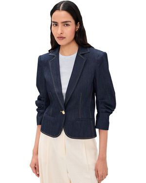 Cinq À Sept Petit Denim Khloe Blazer - Blue
