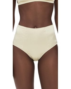 Kiki de Montparnasse Tous Les Jours High Waist Panties - Brown