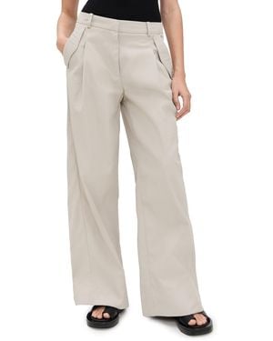 St. Agni Utility Pleat Pants - White