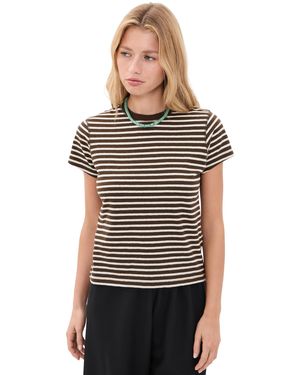 La Ligne Stripe Molly Tee - Black