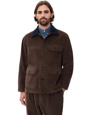 Universal Works Utility Corduroy Jacket - Brown