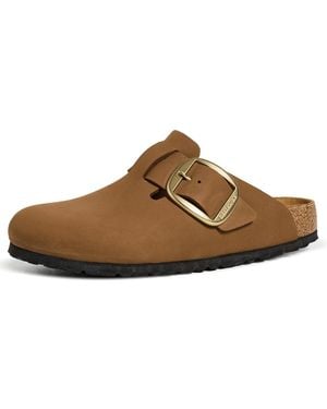 Birkenstock Boston Big Buckle Tonal Clogs - Multicolor