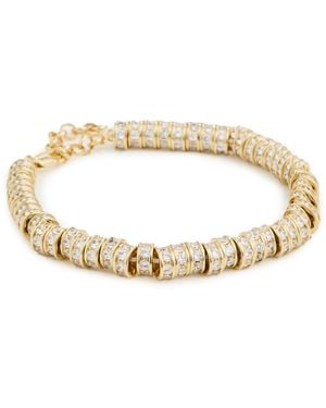 Luv Aj The Rio Rhinestone Anklet - Metallic